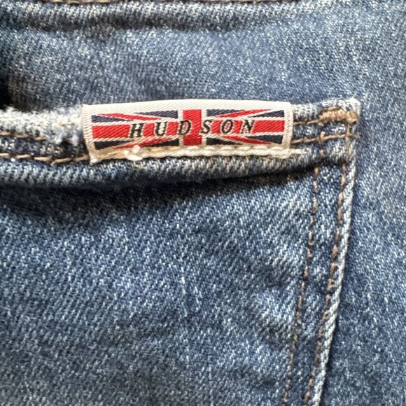 HUDSON Womens Krista Super Skinny Low Rise Blue Jeans Size 28, Denim - Picture 14 of 16